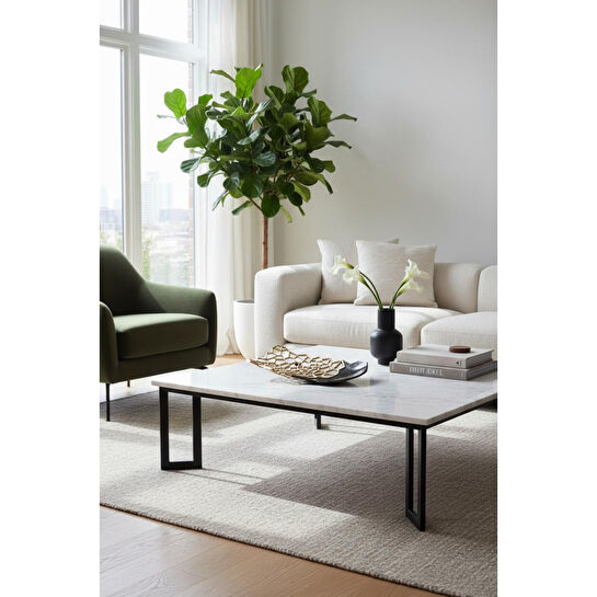 Cornella Pillar Antik Gold Siyah Metal Tabak En:27 Cm X Boy:47 Cm