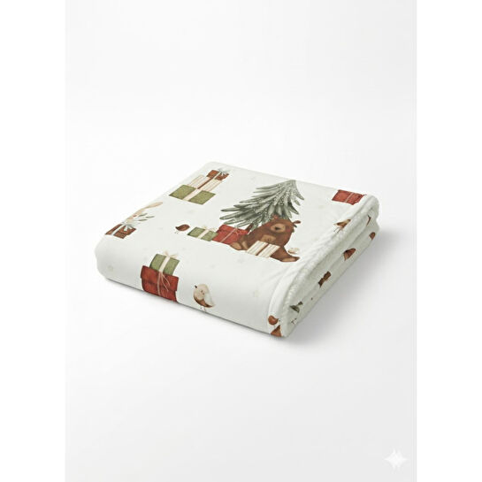 Itsy Bitsy Kids Snowy Bebek Battaniye, 100 X 150 Cm