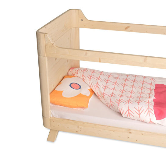 Itsy Bitsy Kids Big Flower Bebek Nevresim Seti, Sarı, 100x150cm