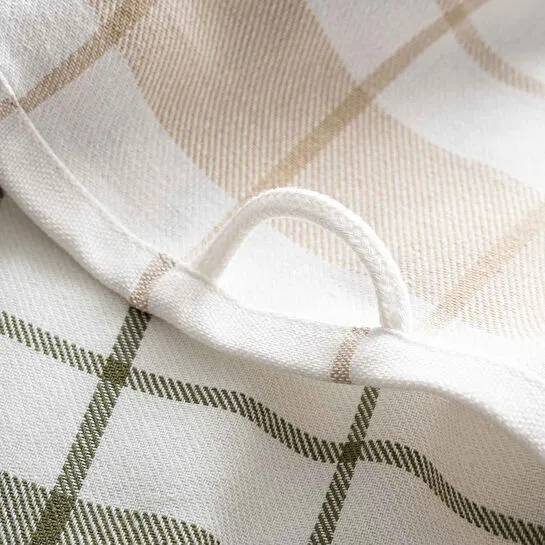 Green Black Esila 2'li Kurulama Bezi Bej/yeşil