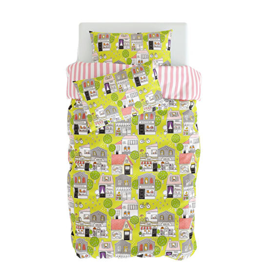 Itsy Bitsy Kids Neighbors Bebek Nevresim Seti, Çok Renkli, 100x150cm