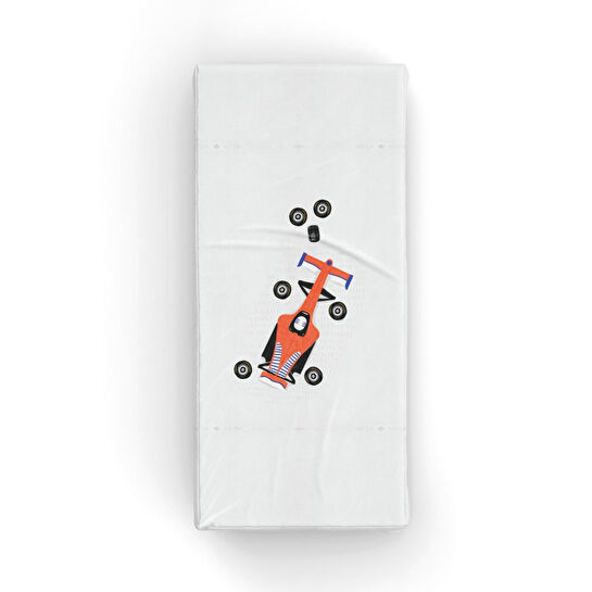 Itsy Bitsy Kids Ready Steady Go Pamuk Saten Çok Renkli Çocuk Çarşaf Seti 90x190cm