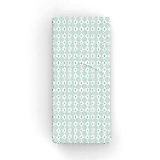 Itsy Bitsy Kids Sukha Pamuk Saten Mint Yeşili Çocuk Çarşaf Seti 90x190cm