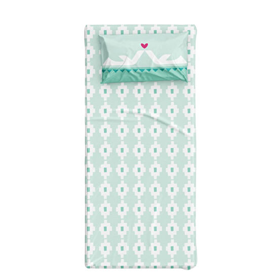 Itsy Bitsy Kids Sukha Tek Kişilik Çarşaf Seti, Mint Yeşili, 90x190cm