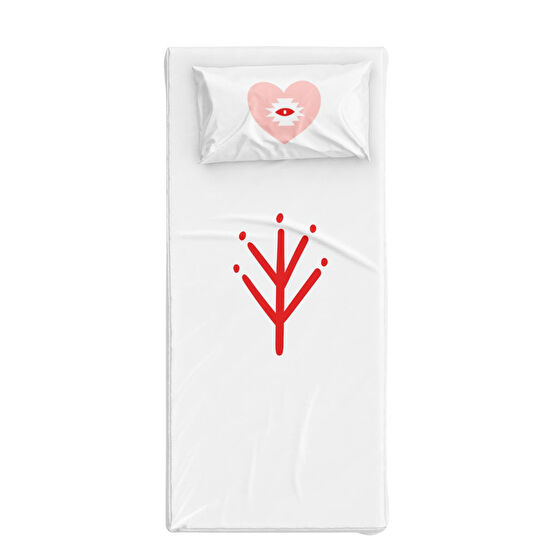 Itsy Bitsy Kids Rumiya Tek Kişilik Çarşaf Seti, Çok Renkli , 90x190cm