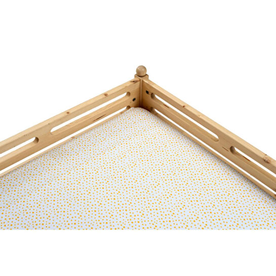 Itsy Bitsy Kids Alphabed Pamuk Saten Çok Renkli Çocuk Çarşaf Seti 90x190cm