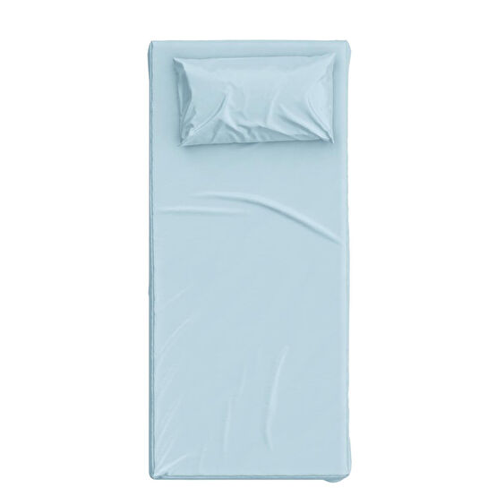 Itsy Bitsy Kids Basics Tek Kişilik Çarşaf Seti, Mavi , 90x190cm