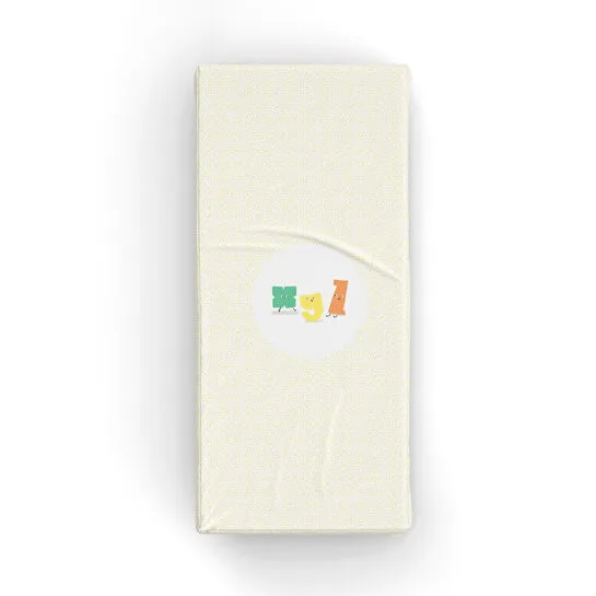 Itsy Bitsy Kids Alphabed Pamuk Saten Çok Renkli Bebek Çarşaf Seti 80x140cm