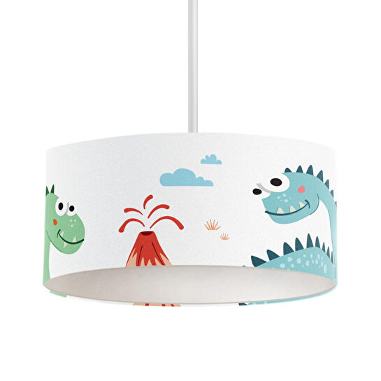 Itsy Bitsy Kids Dinotopia Tavan Aydınlatması, Çok Renkli , 40cm