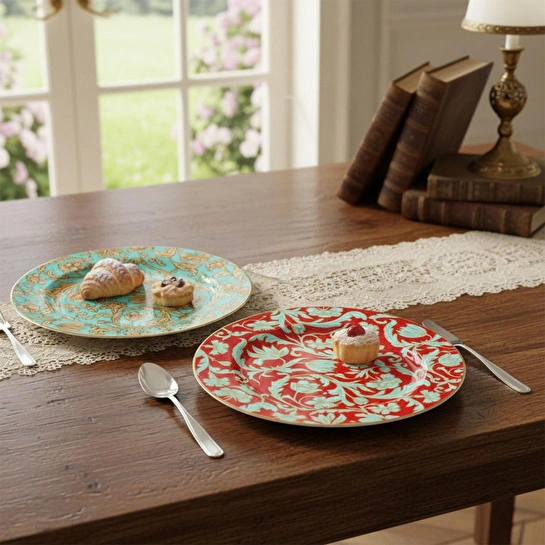 Lucky Art Zeflora Bone 20cm 2li Tabak Seti