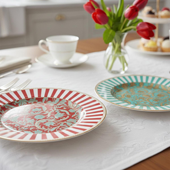 Lucky Art Zeflora Bone 27cm 2li Tabak Seti