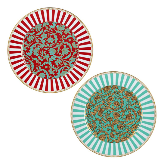 Lucky Art Zeflora Bone 27cm 2li Tabak Seti