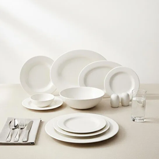 Royal Canterbury Verona White 55 Parça Yemek Takimi