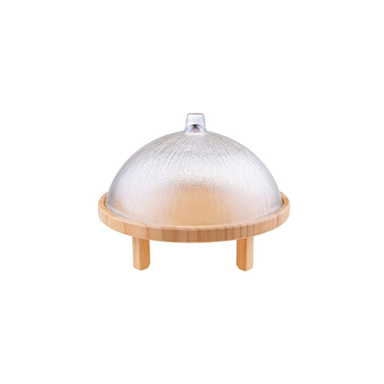 Bambum Kuga Cam Kapaklı Ayaklı Kek Fanusu 30 Cm