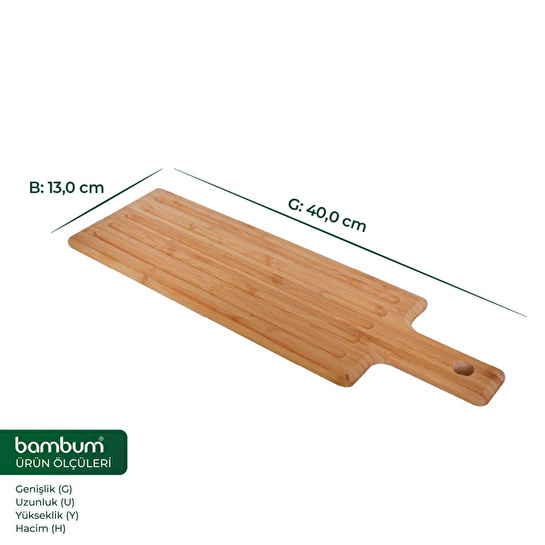Bambum Grill Kesme & Sunum Tahtası Küçük B2755