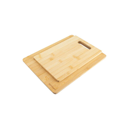 Bambum Leona Ikili Kesme Tahtası Bambu