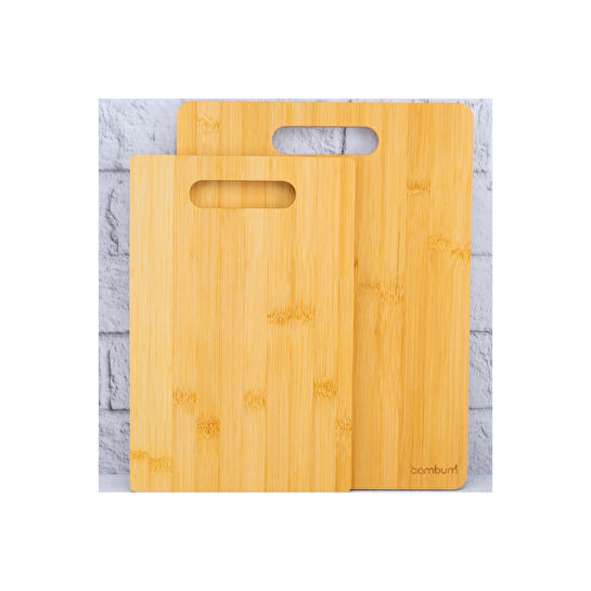 Bambum Leona Ikili Kesme Tahtası Bambu