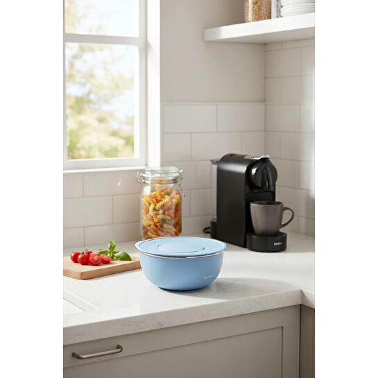 Bambum Nostalji Karıştırma Kabı Mavi 24 Cm