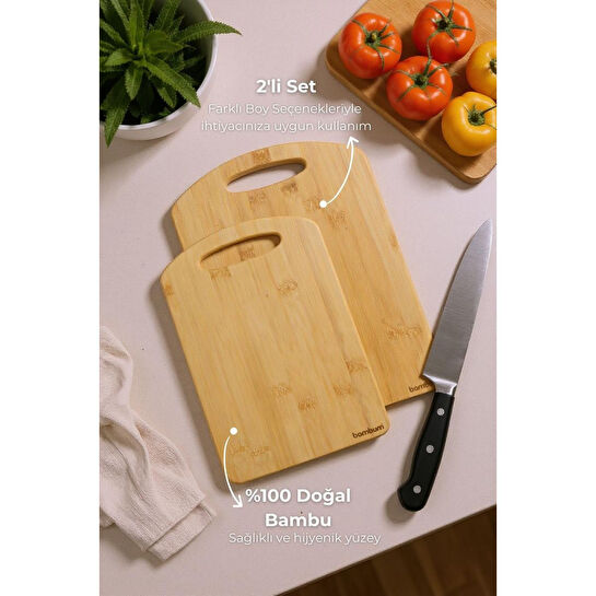 Bambum Bioni - Ikili Kesme Ve Sunum Tahtası