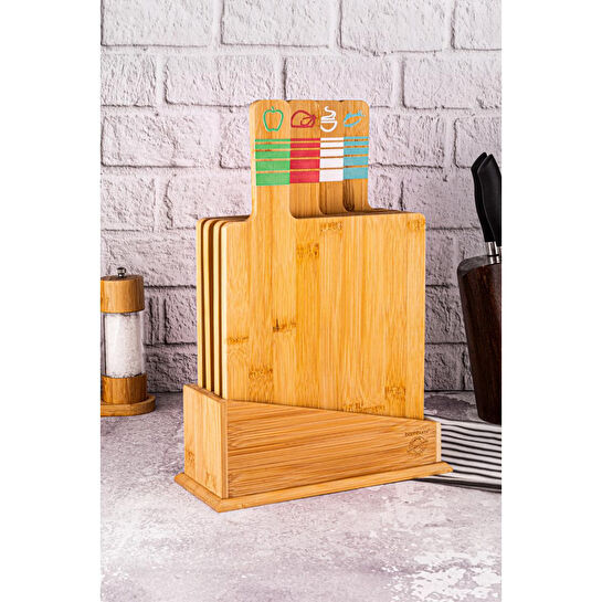 Bambum Tapenade Plus - 4'lü Kesme Tahtası