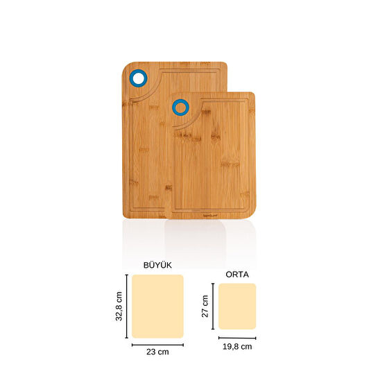 Bambum Dual - İkili Kesme Tahtası