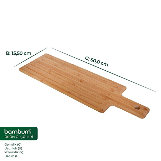 Bambum Grill Kesme Ve Sunum Tahtası Büyük B2754
