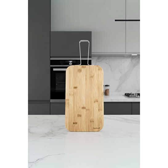 Bambum Zoe Çelik Saplı Kesme Tahtası