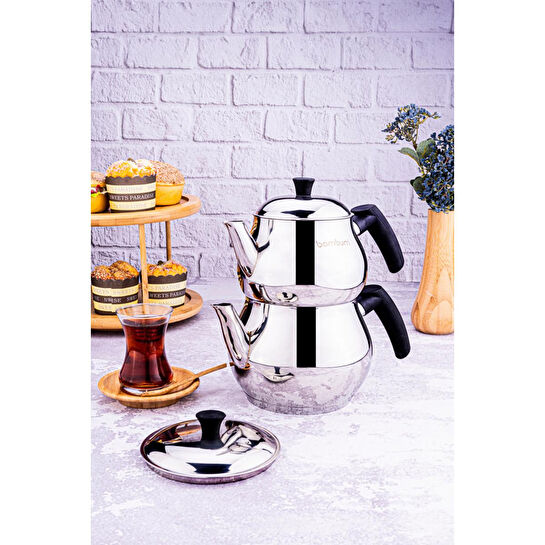 Bambum Solid-çelik Çaydanlık Takımı