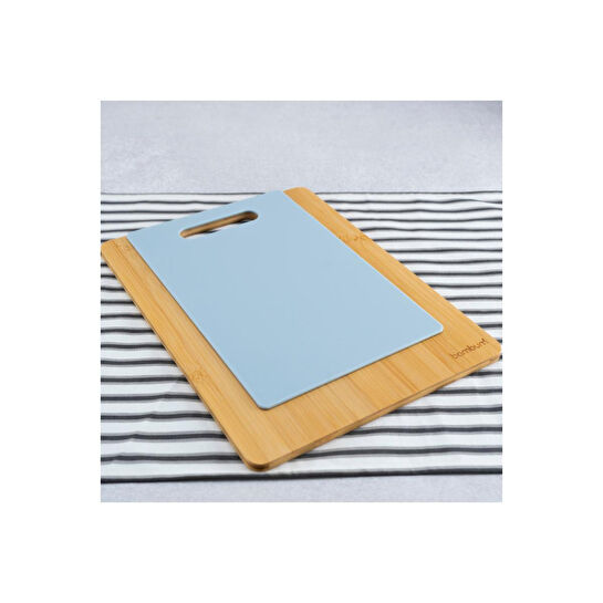 Bambum Leona Ikili Kesme Tahtası Mavi