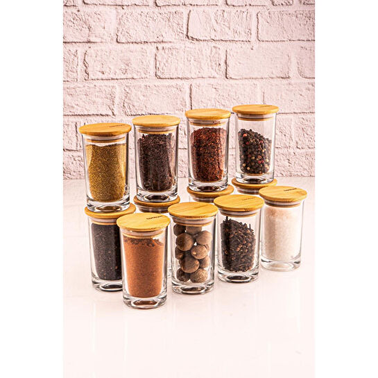 Bambum Lella 12'li Vakumlu Baharatlık Seti