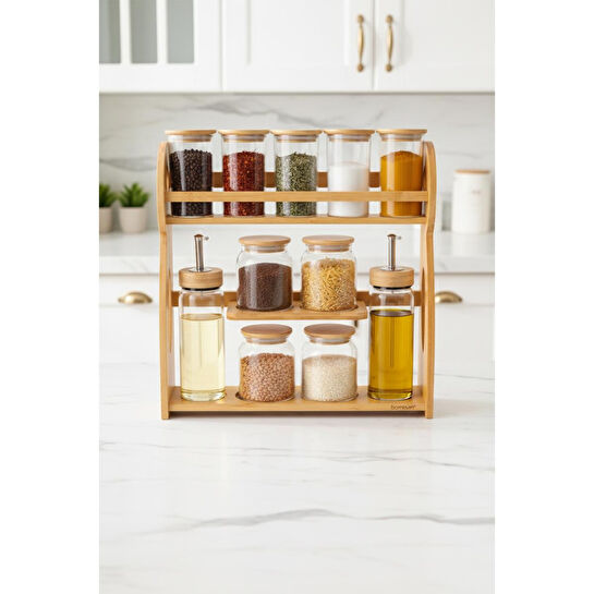 Bambum Layla 12 Parça Mutfak Seti Ve Baharat Seti