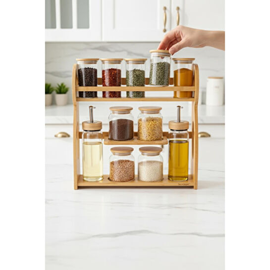 Bambum Layla 12 Parça Mutfak Seti Ve Baharat Seti