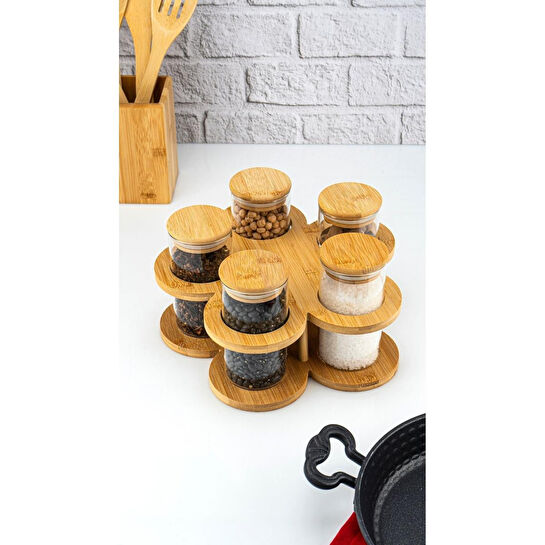 Bambum Sorrel 6 Parça Standlı Baharatlık Küçük