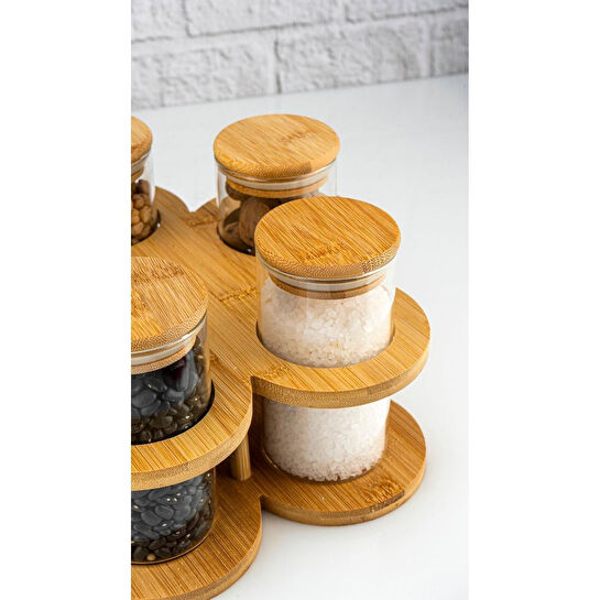 Bambum Sorrel 6 Parça Standlı Baharatlık Küçük