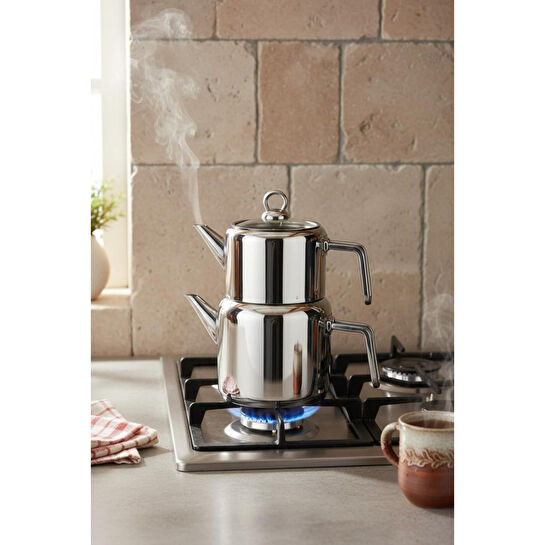 Bambum Thales - Çelik Çaydanlık Takımı