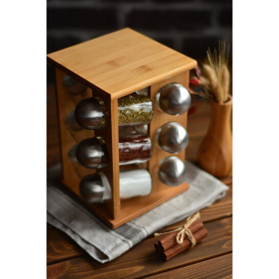 Bambum Fontina 12 Li Baharatlık Takımı 13 Parça