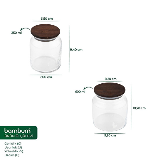 Bambum Nero - Bench - 8 Parça 2 Katlı Standlı Baharatlık Seti