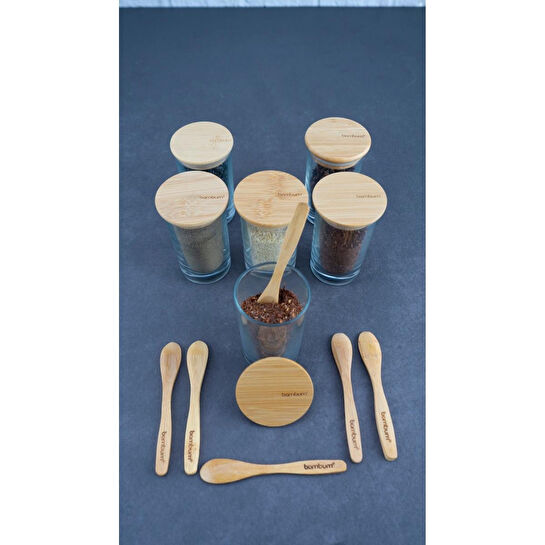 Bambum Lella 6'lı Kaşıklı Baharat Seti