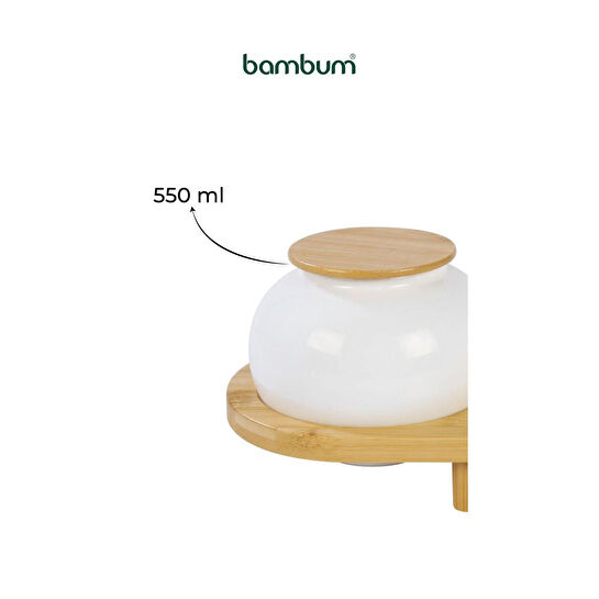 Bambum Simple 3'lü Baharat Seti Standlı