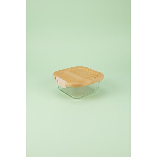 Bambum Patina Kilitli Cam Saklama Kabı 800 Ml