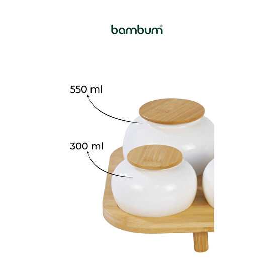 Bambum Simple 7'li Baharat Seti Standlı