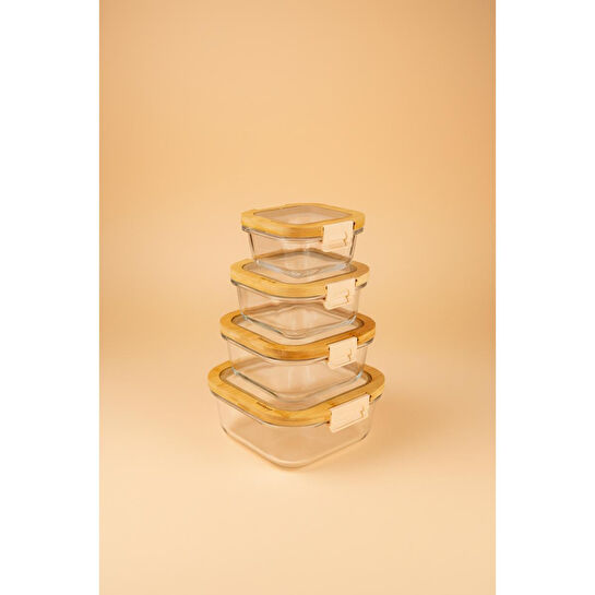 Bambum Poira 4'lü Saklama Seti