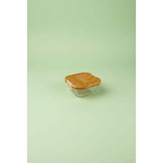 Bambum Patina Kilitli Cam Saklama Kabı 320 Ml