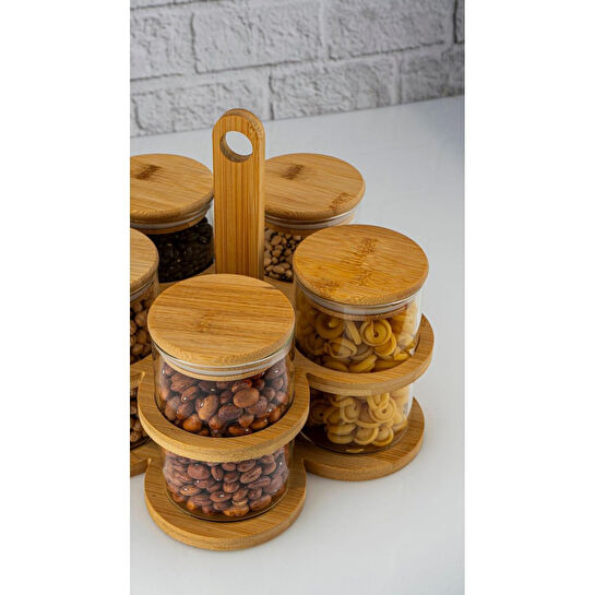 Bambum Sorrel 6 Parça Standlı Baharatlık Büyük