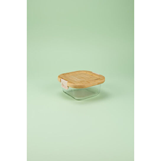 Bambum Patina Kilitli Cam Saklama Kabı 520 Ml