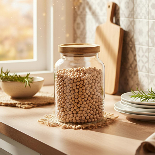 Bambum Amazone Cam Saklama Kabı 1300ml