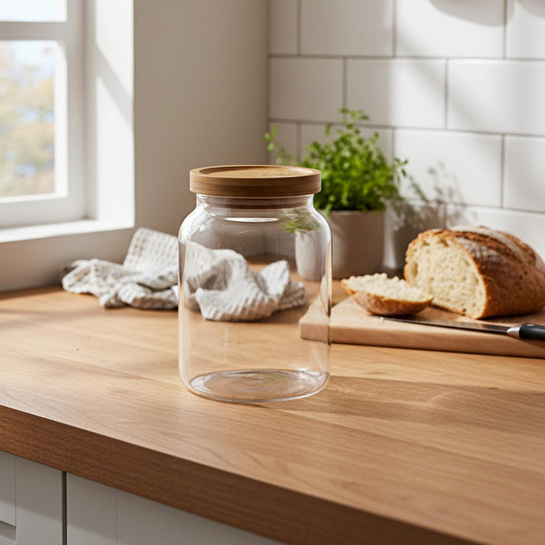 Bambum Amazone Cam Saklama Kabı 1300ml