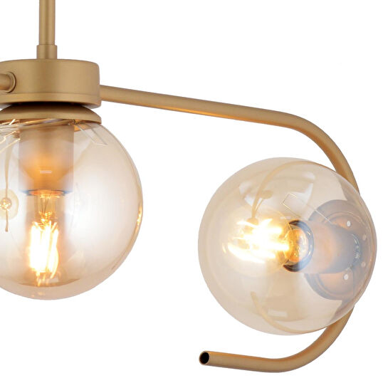 Apliqa Diaspor 3'lü Sıralı Eskitme Modern Sarkıt Genç Odası Yatak Odası Retro Salon Avize