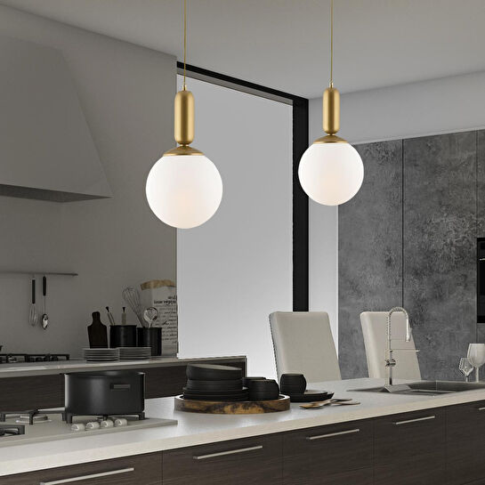 Apliqa Arlo Tekli Eskitme 2li Modern Tasarım Yatak Odası Salon Avize 2 Parça Sarkıt Seti