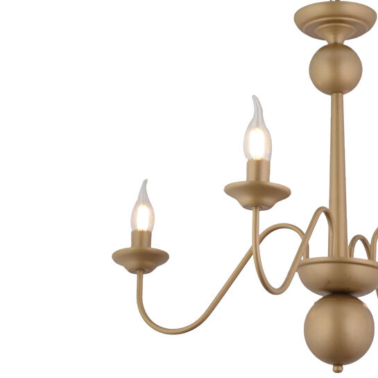 Apliqa Behir 4'lü Eskitme Boyalı Modern Oturma Odası, Yatak Odası Salon Avize